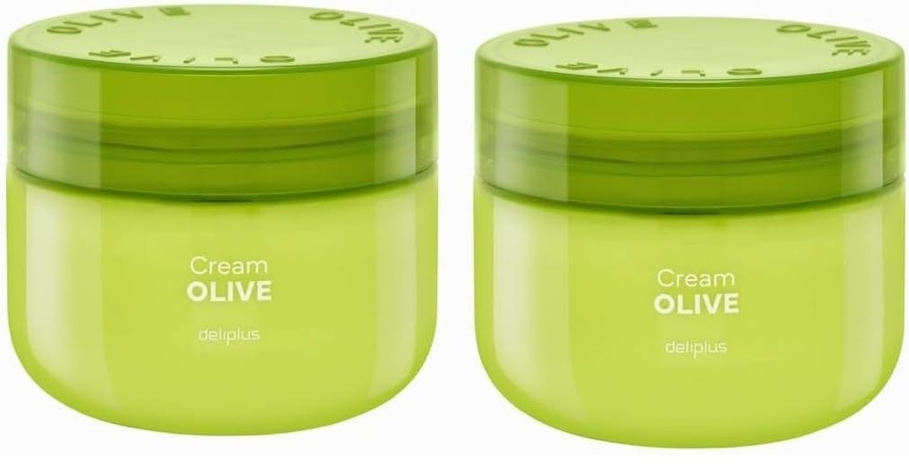 2x Deliplus Olive Nourishing Body Cream 300ml