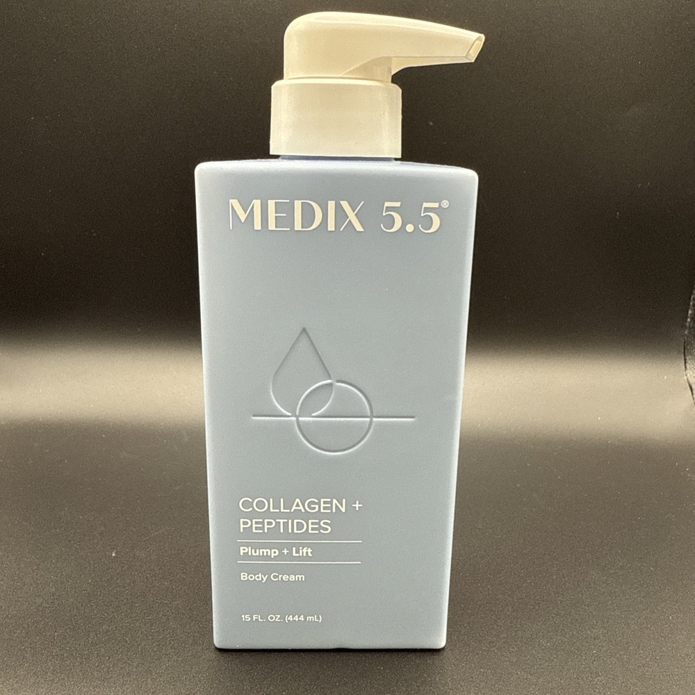 Medix 5.5 Body Treatment Cream Collagen + Peptides Plump + Lift 15 fl oz