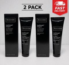 2 pack Revision Skincare Intellishade Original Tinted Moisturizer SPF 45, 1.7oz
