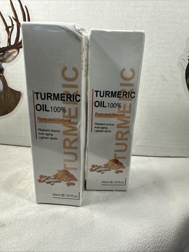 2x Turmeric Serum for Face & Body – All Natural Turmeric Skin Brightening Oil