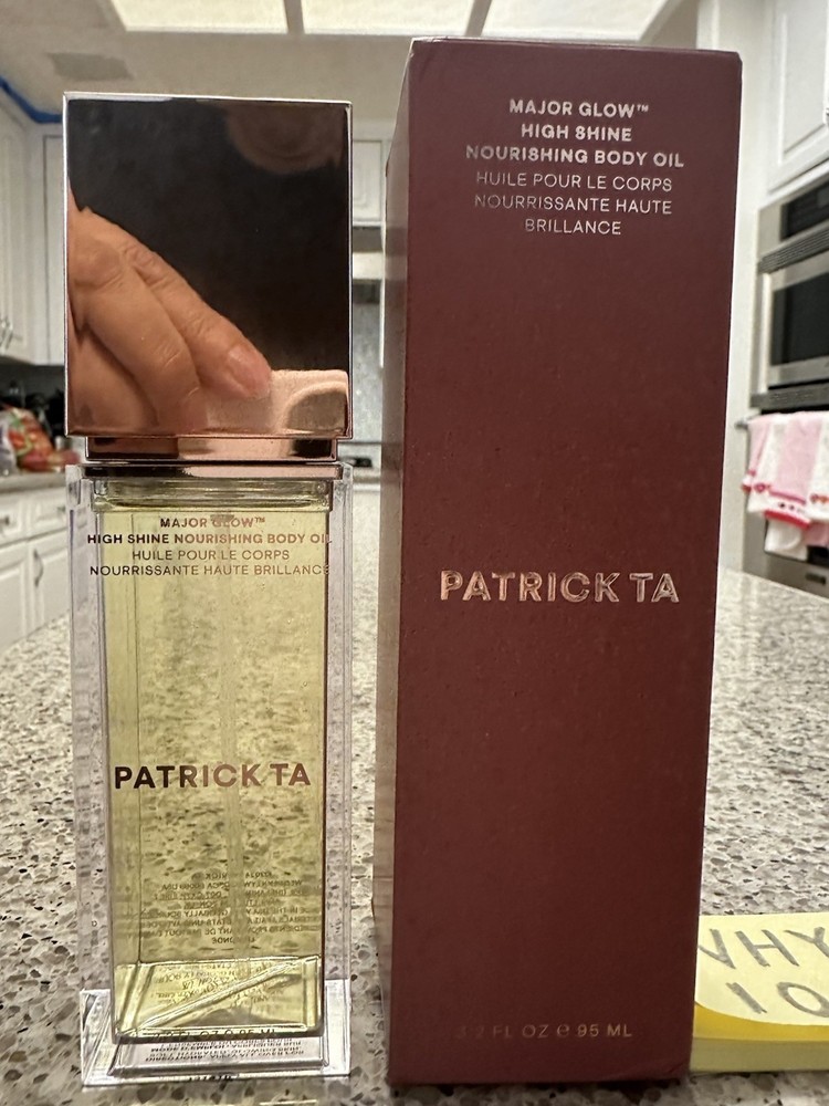 Patrick Ta MAJOR GLOW High Shine Nourishing Body Oil Spray 3.2oz/95mL FULL SZ