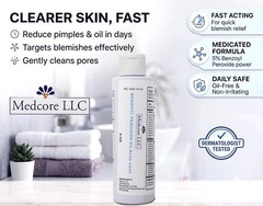 Medcore Benzoyl Peroxide 5% Acne Wash, 5 oz 3 Pack