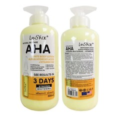 AHA Strong Brightening Body Cream Hydroxy Acid Vitamin C Whitening 500ml USA