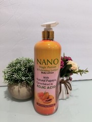 2X Nano Magic Portion Lightening Body Lotion 500ml With Natural Papaya Lot Of 2