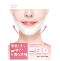 [LOLOSKINNY] Premium V Chin Mask Pack 7g x 10pcs Hydrogel Moisturizing K-Beauty