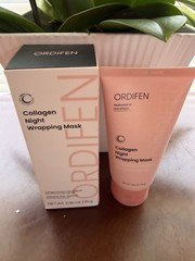 ORDIFEN Collagen Night Wrapping Mask Hyaluronic Acid Face/Eyes/Lips 2.65 oz