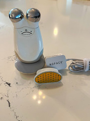NuFACE Trinity Facial Toning Microcurrent Device w/ LED Red Light Complete Set