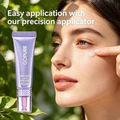 [Go Pure] Instant Lift Eye Gel NEW PRODUCT Depuffs Tightens Lifts 0.34 Oz NIB