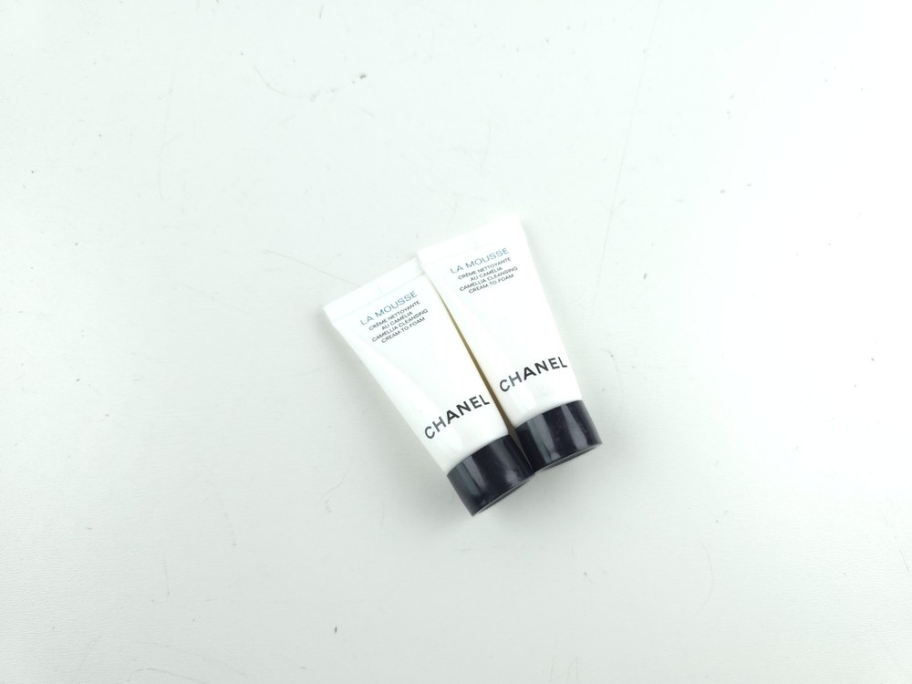 2 x CHANEL LA Mousse Anti-Pollution Cleansing Cream-to-Foam 5ml/0.17oz Each