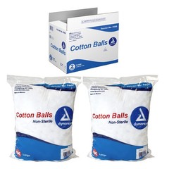 Dynarex Cotton Ball Large Non-Sterile 1000 Count Pack Of 2 3169
