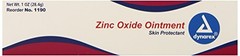 3 Pack Dynarex Zinc Oxide Ointment Skin Protectant No.1190 1 Oz Each