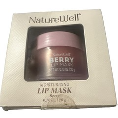 NatureWell Hydrating Lip Mask Berry 0.7 oz Moisturizing Overnight Balm NEW