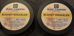 Duke Cannon Supply Co. 1.4 Oz. Jars Bloody Knuckles Hand Repair Balm (2)