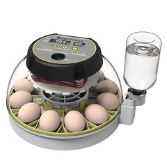 KEBONNIXS 12 Egg Incubator with Humidity Display, Egg Candler, Automatic Egg Tur