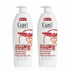 2 Pack Curel Ultra Healing Intensive Lotion Extra-Dry Tight Skin 13 Oz (384ml)