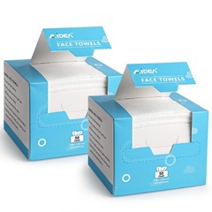 Disposable Face Towels 100Ct (2 Boxes) – Sensitive Skin Cleansing Wipes, Makeup