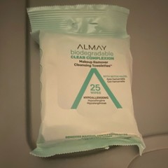 Almay Clear Complexion Makeup Remover Wipes 25 Ct Biodegradable Witch Hazel