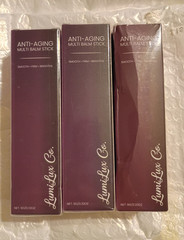 LumiLux Co. Anti-Aging Multi Balm Stick Smooth Firm Brighten 0.32 oz