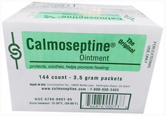 Calmoseptine Ointment, 000105 3.5 gram/0.125 oz, Box of 144 Packets