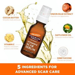 Palmer&rsquo;s Cocoa Butter Formula Scar Serum, Skin Brightening Oil for Face & Body,