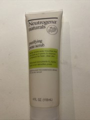 Neutrogena Naturals PURIFYING PORE SCRUB Face Skin Cleaning 4 Fl Oz.