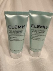 ELEMIS Pro-Collagen Marine Cream 0.5 fl oz Travel Size X 2