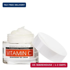 Advanced Clinicals Brightening Vitamin C Face Cream Gel With Niacinamide + Hyalu