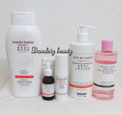Skin by Zaron Vitamin C Body Lotion + Face Cream + Body Wash + Serum + Toner