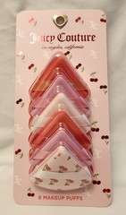 NIB Juicy Couture Women&rsquo;s Gift Set LOT Lip Balm Makeup Poofs Eyelash Curler (3)