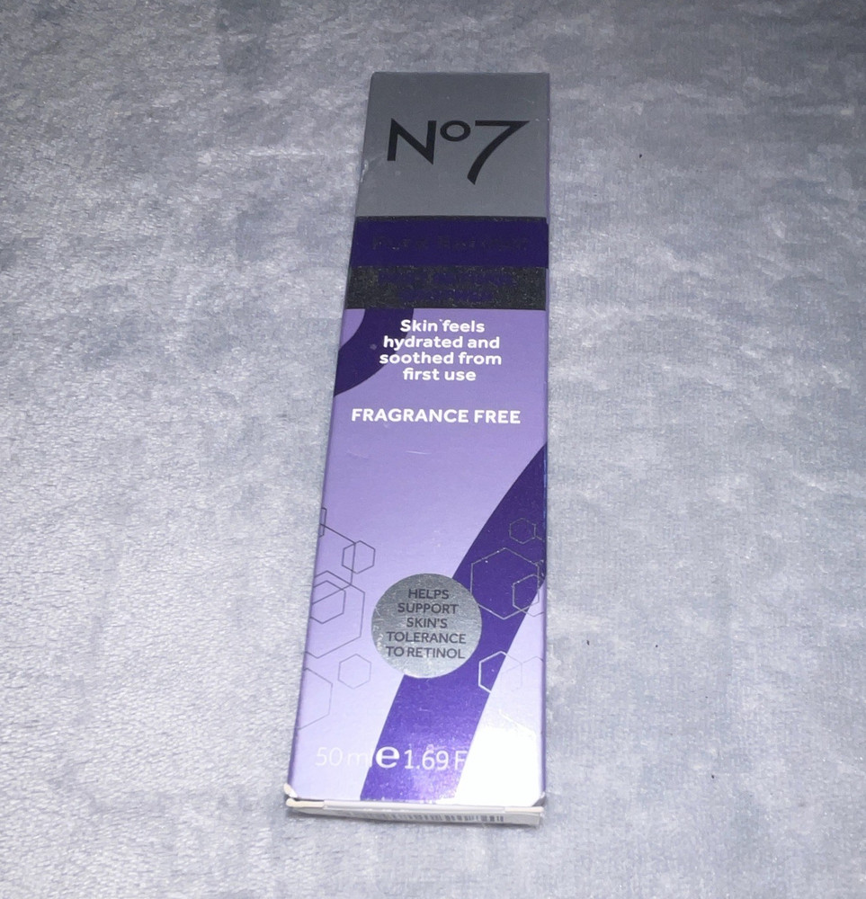 No7 Pure Retinol Fragrance-Free Night Treatment Face Moisturizer Cream 1.69 oz