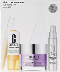 CLINIQUE Derm Pro Solutions Smart For Aging Skin with Hyaluronic Acid 3 pcs Set