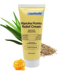 Manuka Honey Gel Cream for Eczema 1 Ounce Fragrance Free Lightweight Moisturizer