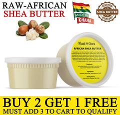 Raw African Shea Butter 12 oz. 100% Pure Organic Unrefined Natural From Ghana
