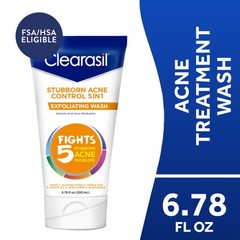 Clearasil Stubborn Acne Control 5in1 6.76 Fl Oz (Pack of 1), White