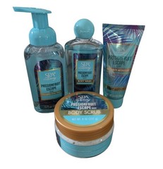 SPA LUXURY Passionfruit Escape Set: Lotion, Body Scrub, Hand Soap & Bodywash