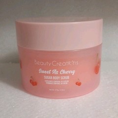 Beauty Creations Cherry Sugar Body Scrub Pink 270g Unisex Full Body