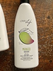 NEW LOMA for Life Mango Body Wash 11.5 oz & Body Lotion 8 oz Set Organic