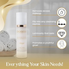 Orogold White Gold 24K Anti Aging Facial Cleanser – 100 Ml / 3.38 Fl. Oz.