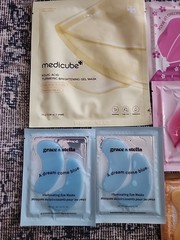 Moisturizing Lip Mask – Eye Mask -Gel Face Mask 9 Total Items