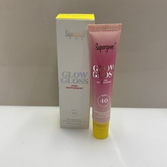 Supergoop! Glow Gloss Pink Peppermint SPF 40 0.15 oz EXP: 8-27+ -Unsealed