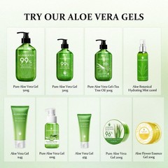 Aloderma 99% Organic Aloe Vera Gel Made within 12 Hours of Harvest Face & Body