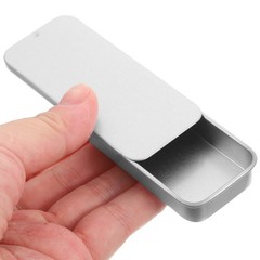 18 Pcs Rectangular Metal Tins With Lid Empty Tinplate Candy Boxes For Storage