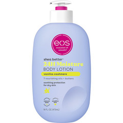 Shea Better Body Lotion Vanilla Cashmere, 24-Hour Moisture Skin Care, Lightweigh