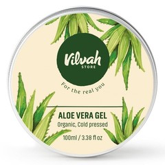 Vilvah Aloe Vera Gel for Face, Skin & Hair | Soothing & Hydrating Gel | 100ml