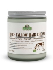 Spanish Garden Beef Tallow Hair Cream – Organic Moisturizing & Styling Balm NEW