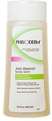 3 Pack – Phisoderm Anti-Blemish Body Wash 10 fl oz (295 ml) Each