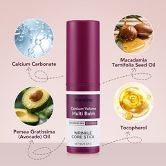 Core Calcium Volume Multi Balm,Wrinkle 3PCS Stick, Anti-aging, Hydrating Firm 9g