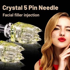 5PCS 5Pin Crystal Multi Cartridges For Water Light Skin Care Tools 32G*1.5mm
