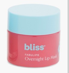 BLISS choose FABULIPS OVERNIGHT LIP MASK LIP SCRUB 0.5oz full size