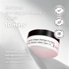 Peptide Collagen Hydrogel Eye Patch for Depuffing Under-Eye Bags & Dark Circles